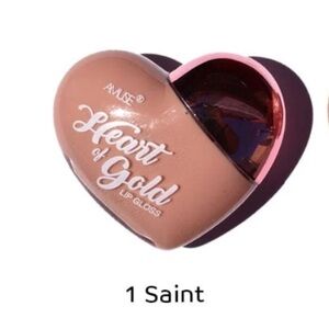 Amuse Heart of Gold high shone non sticky Lip Gloss color Saint